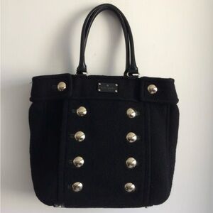 Kate Spade Silver Button Bag